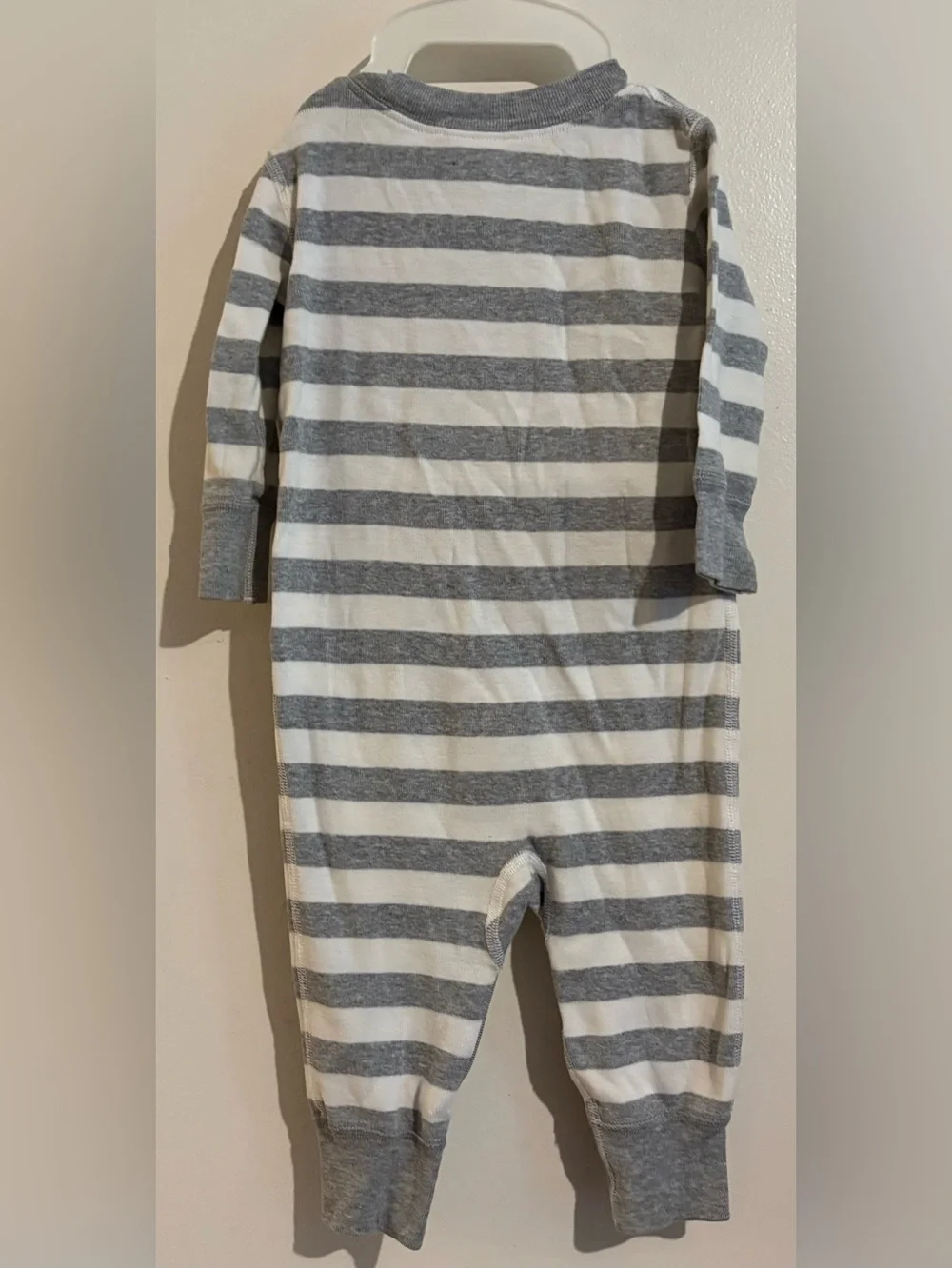 Hanna Andersson Striped Onesie 6-12 Months baby clothes clothing onesies